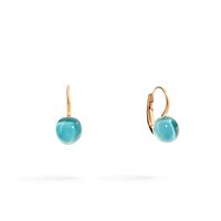 Orecchini Florilège de Vie Donna Rosèe du Matin in Oro Turchese E12M-TUR - E12M-TUR